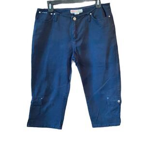 Navy Blue Capri Size 9/10